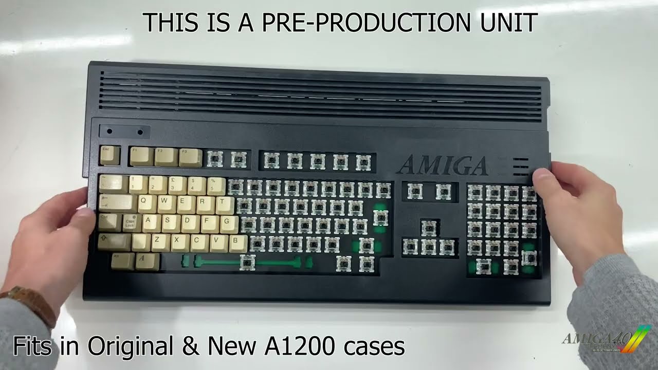 The New Amiga Mechanical Keyboard — Built for A1200/A500  & Big Box [LAUNCH]