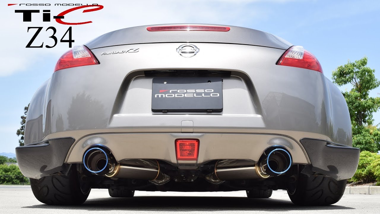 FAIRLADY Z Z34 マフラーサウンド ロッソモデロ Ti-C NISSAN
