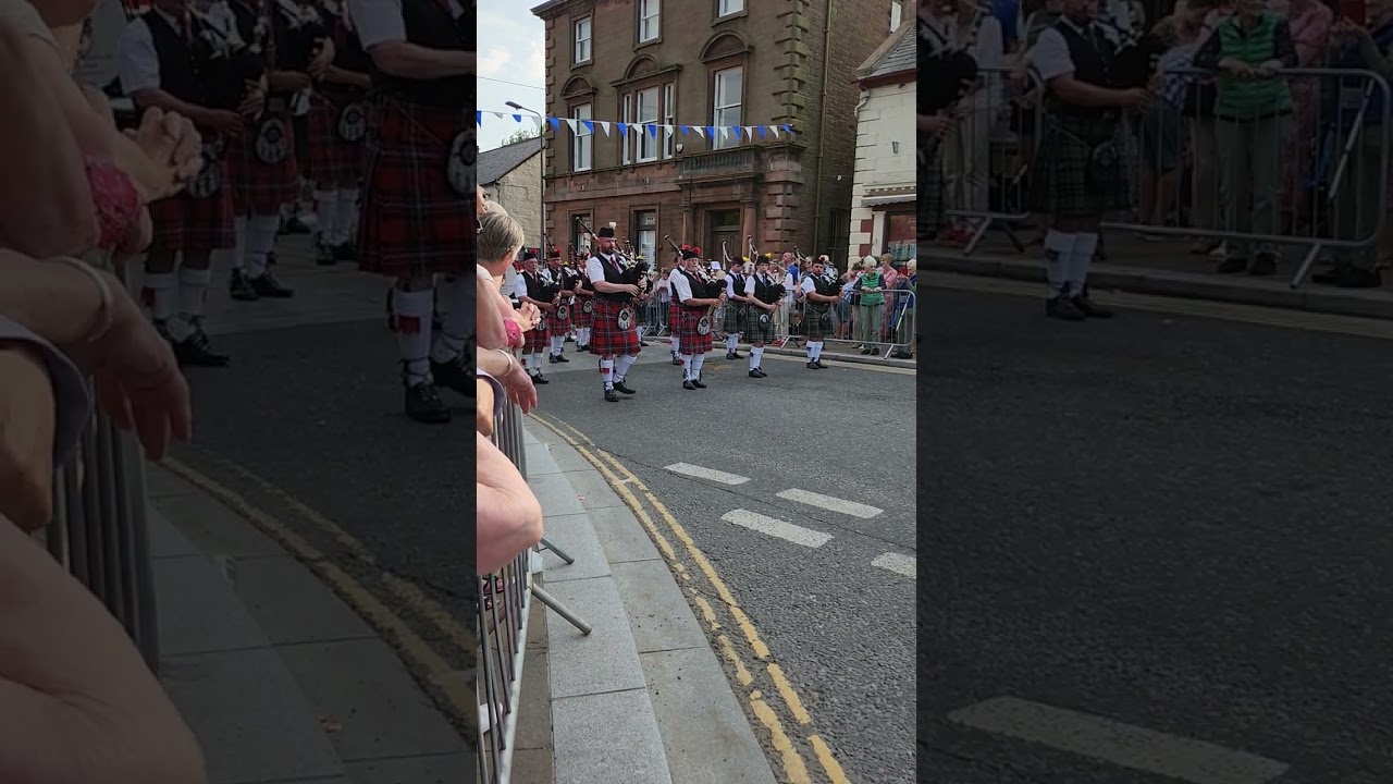 Lockerbie Gala 2023. highland cathedral.