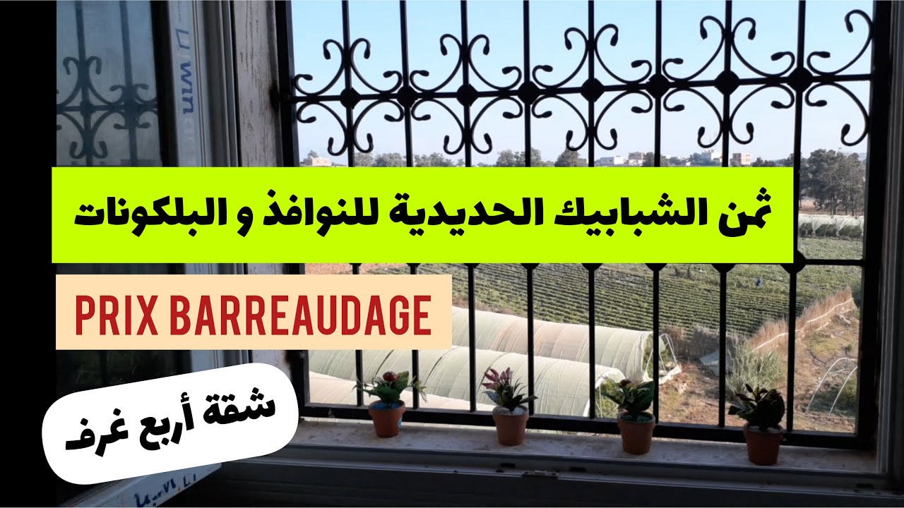 ثمن شبابيك حديدية للنوافذ و بلكونات غرف النوم في الجزائر | window security bars
