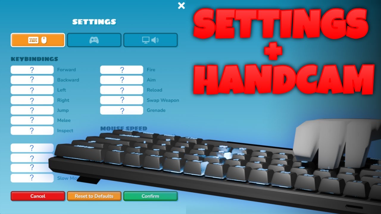 I have the Weirdest FPS keybinds [Mellow Settings + Handcam Gameplay]