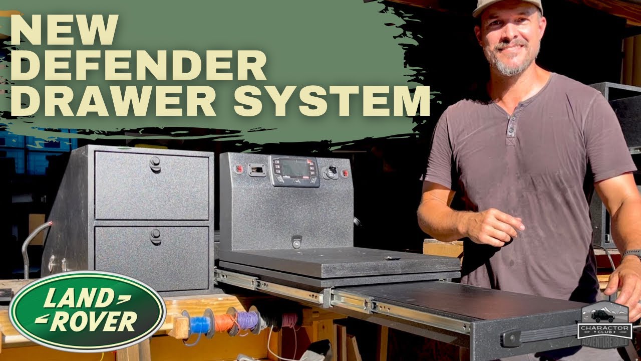 Land Rover Defender - Drawer System with Redarc Redvision, Manager 30 and Egon Electronics!