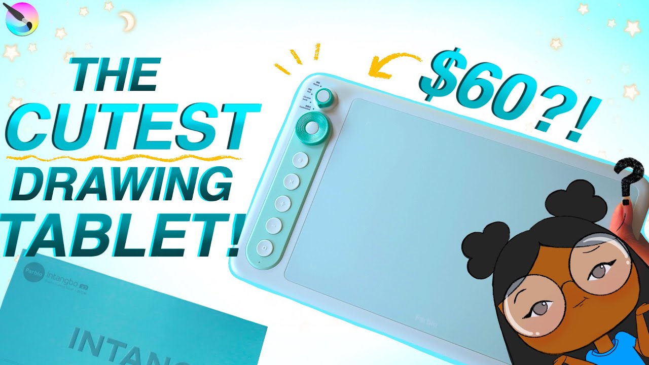 My FIRST Drawing Tablet?! // Reviewing and Unboxing the Parblo Intangbo X7