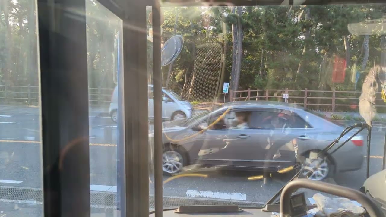 鴨川シーワールド → JR安房鴨川駅 鴨川シーワールドホテル経由 前面展望 無料送迎バス