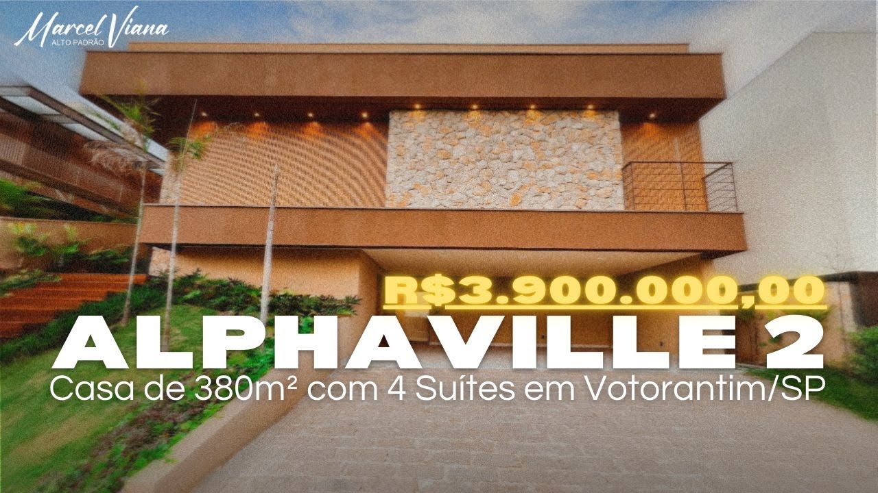 CASA COM 3 SUÍTES E UMA ÁREA GOURMET COM PAISAGISMOS LINDO - VOTORANTIM SP