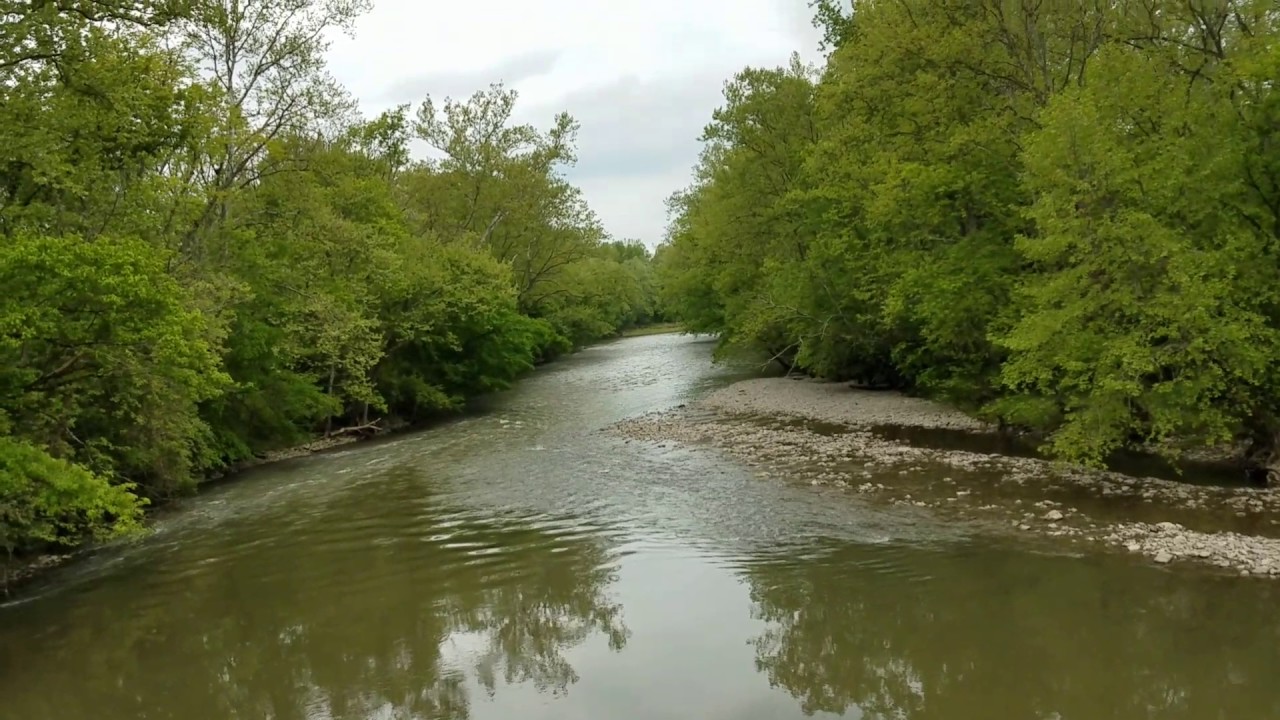 The Little Miami River in Oregonia, Ohio