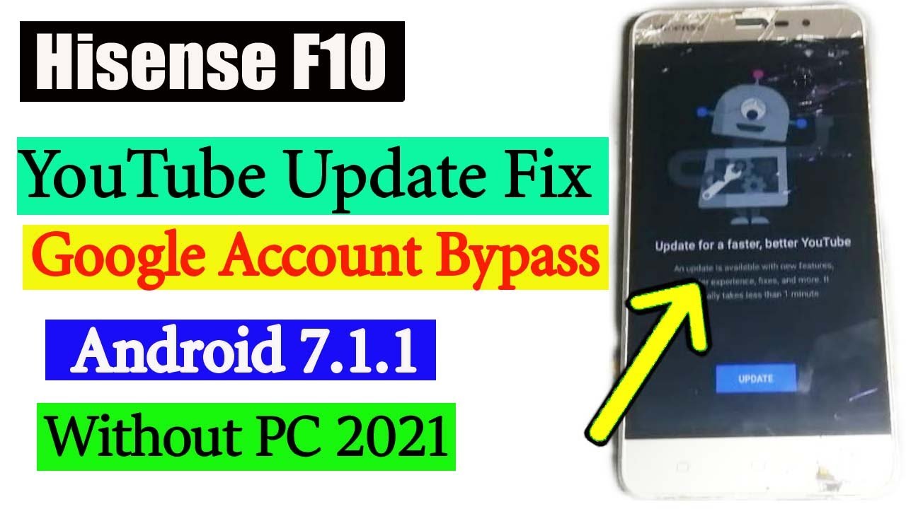 Hisense F10 google account bypass android 7.1.1(2021 ) | Hisense F10 FRP Bypass 2021 | Hisense F10