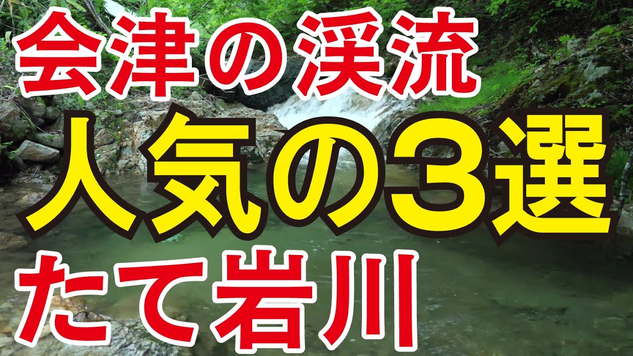 【渓流釣り 南会津】知らないと損❗️おすすめ3渓流を撮影（福島県）   River Healing Channel