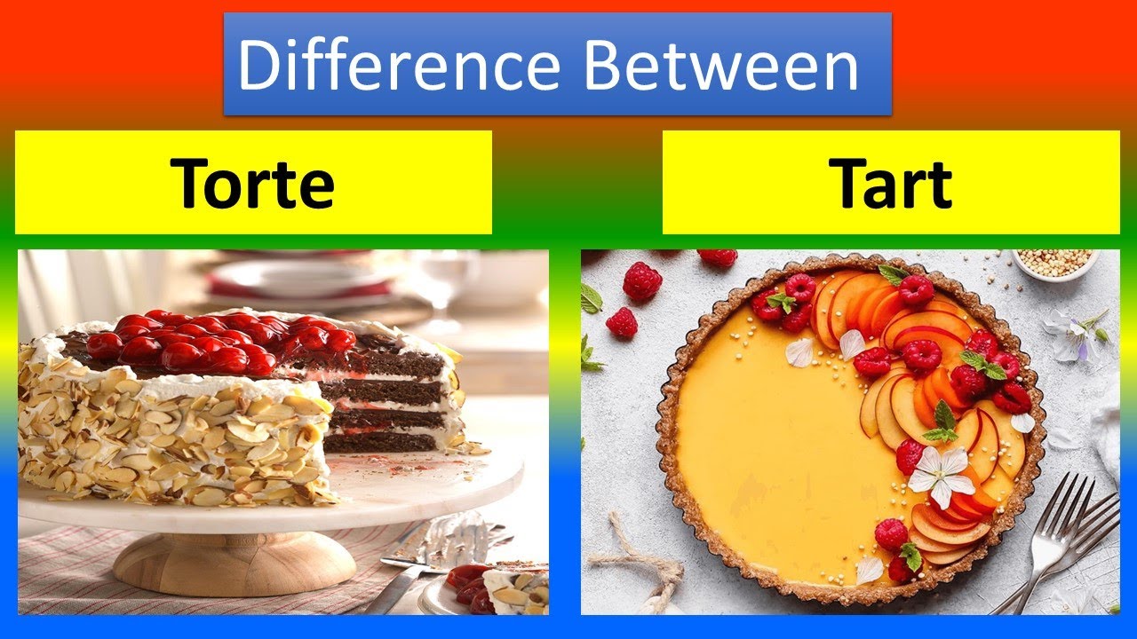 Difference between Torte and Tart