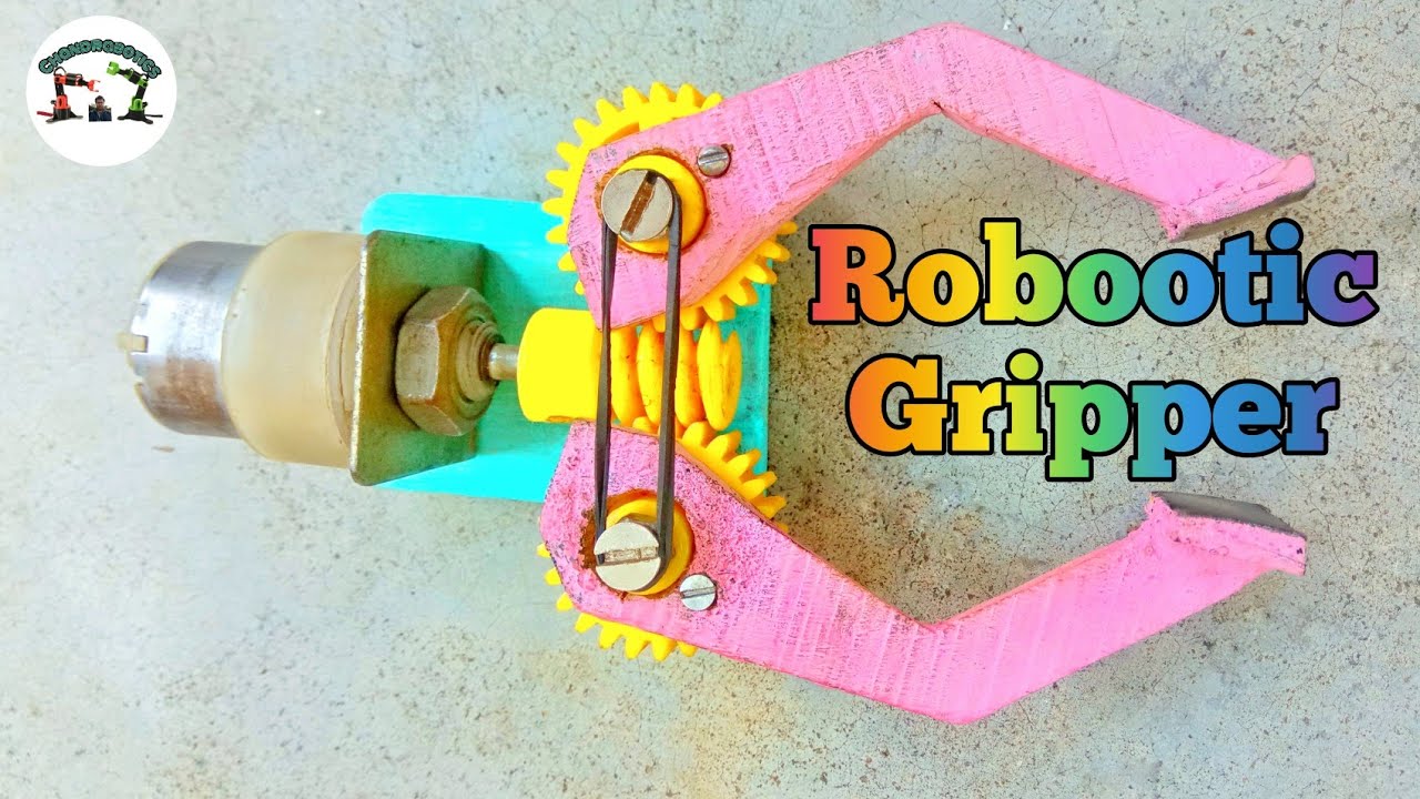 How To Make Robotic Gripper || Chandrabotics