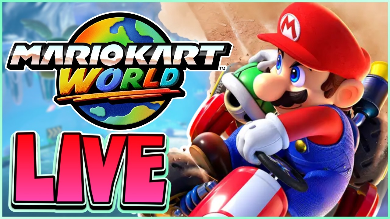 🔴Guess Who's BACK!! | Mario Kart World w/viewers