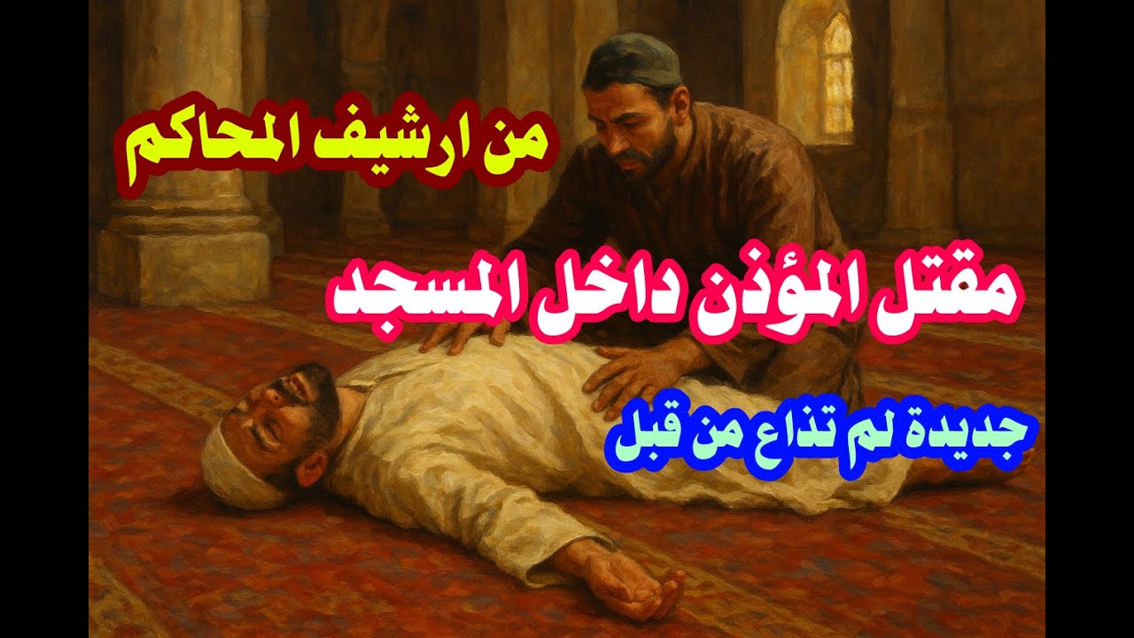 من ارشيف المحاكم حل لغز مقتل المؤذن داخل المسجد وكشف الجاني وكشف دوافع الجريمة