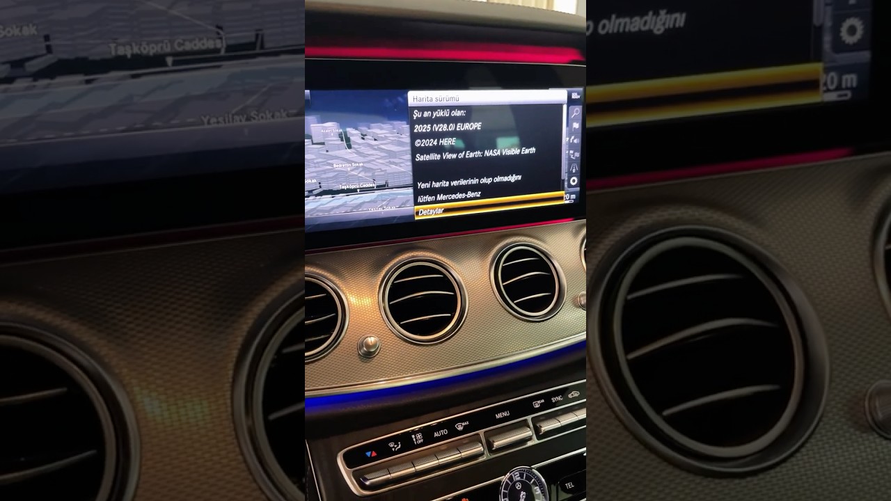 Mercedes E W213 Navigasyon Haritası Y&uuml;kleme | #mercedes #update #shorts #ytshorts #shortvideo #w213