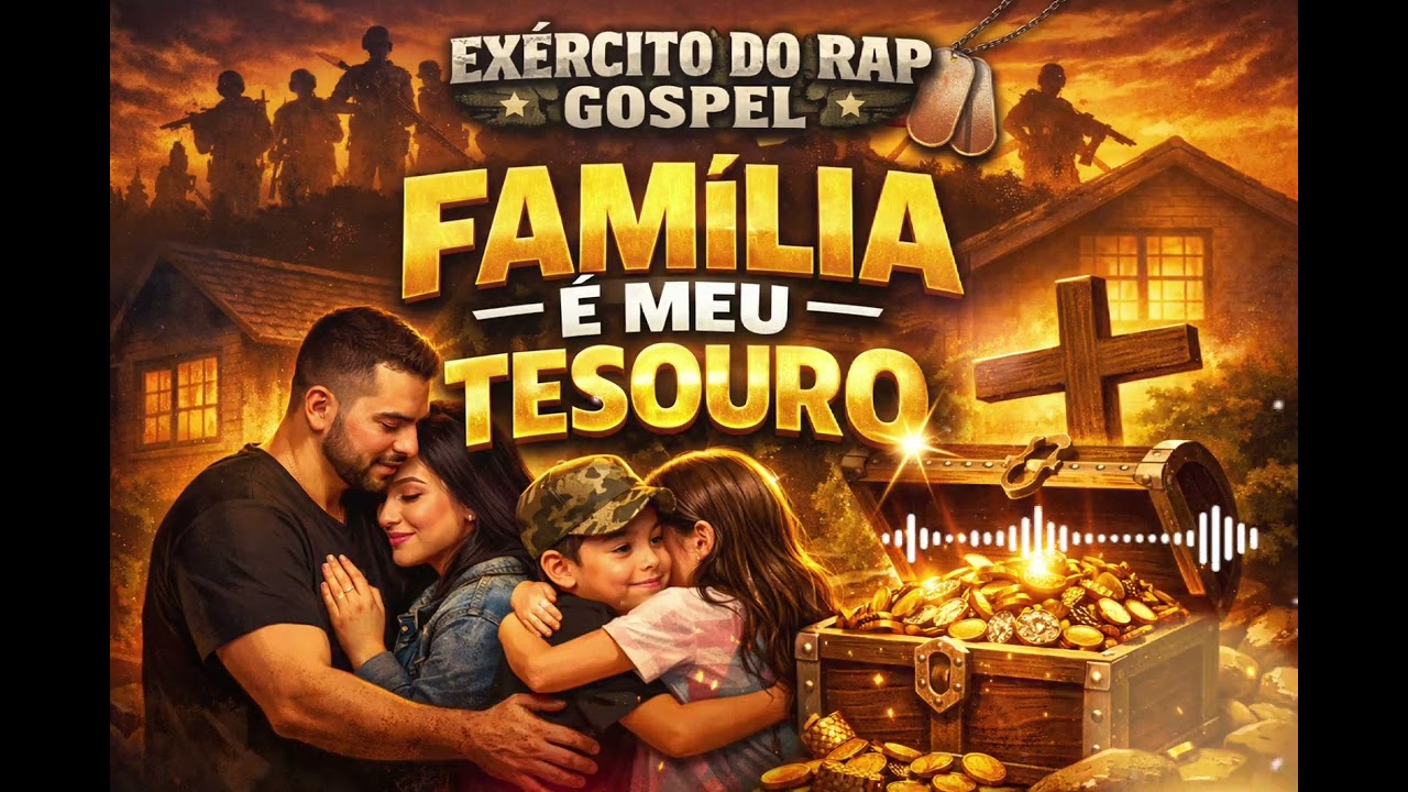 FAMÍLIA É MEU TESOURO 💎 | Exército do Rap Gospel (Louvor que Toca o Coração)