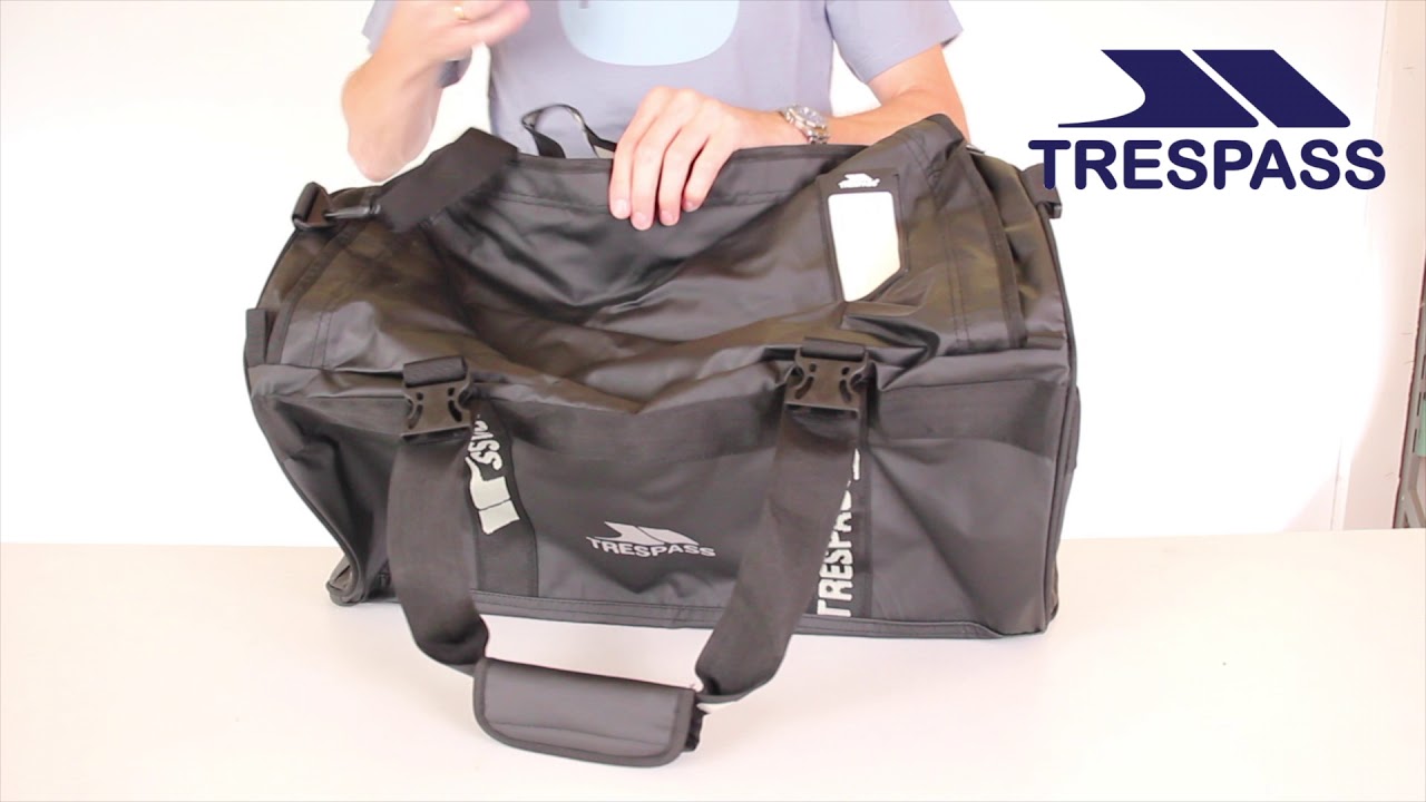 TRESPASS BLACKFRIAR WATERPROOF HOLDALL 75L, DUFFLEBAG - Full Product Presentation & Demonstration