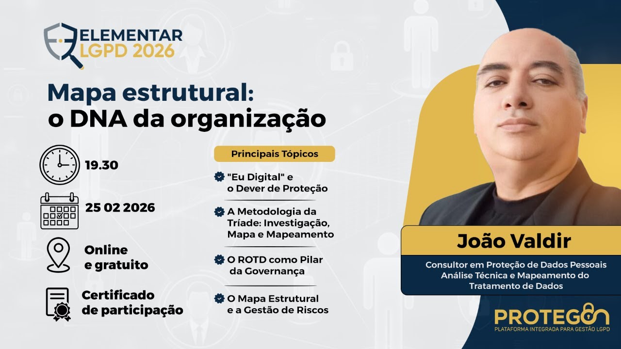 Elementar LPGD 2026: Mapa estrutural: o DNA da organização