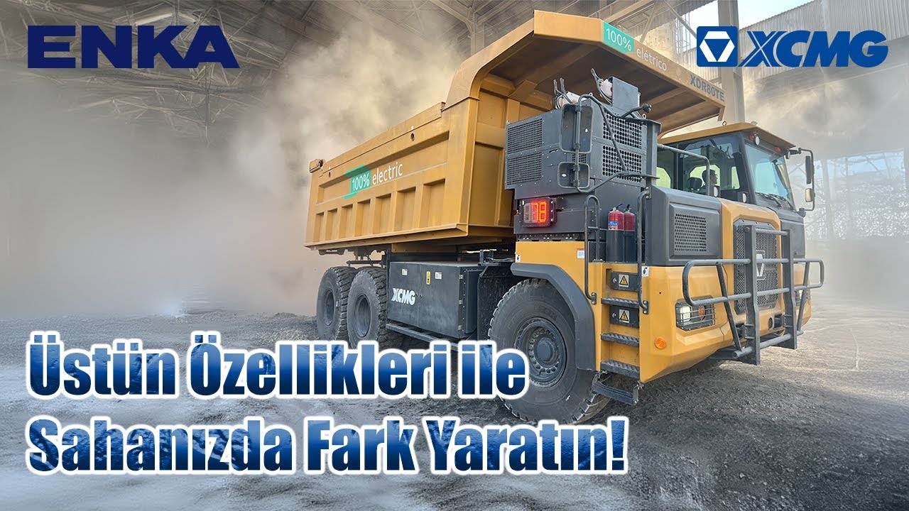 Xcmg XDR80TE %100 Elektrikli Maden Kamyonu &Uuml;st&uuml;n &Ouml;zellikleri ile Sahanızda Fark Yaratın!