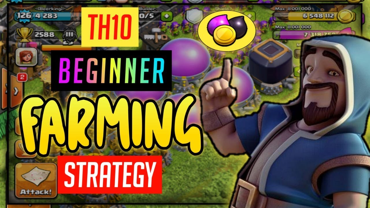 MY 1ST FARMING ATTACK STRATEGY AT TH10 | TH10 FARMING ATTACK STRATEGY | CLASH OF CLANS