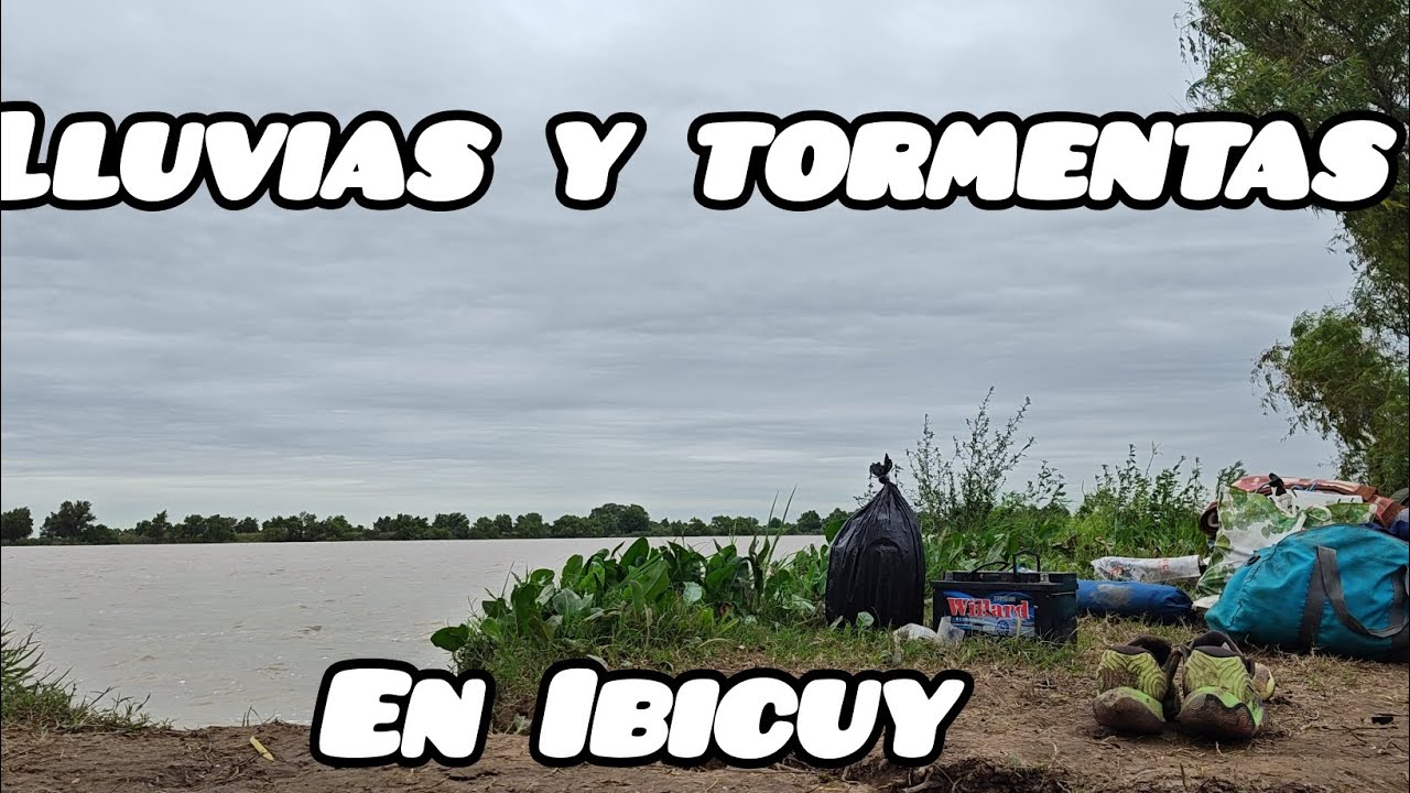 Nos agarró las lluvias y tormentas en ibicuy...  Pescamos con amigos!  Pesca y cocina