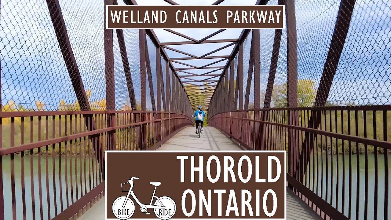 Adventure Awaits! 🚴&zwj;♀️ 4K Bike Ride Through Thorold, Ontario 🌳 | Scenic Trails & Hidden Gems
