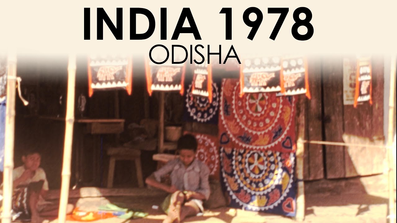 Archive footage of Odisha in 1970s | India Super 8 home movie