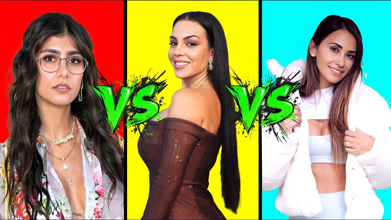 Comparison Mia Khalifa vs Gorginia vs Antonela Who's Better?