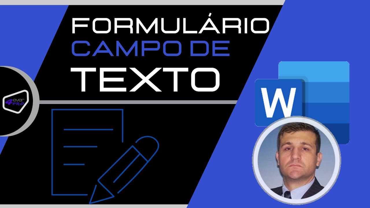 Formulário com campo de texto no Word