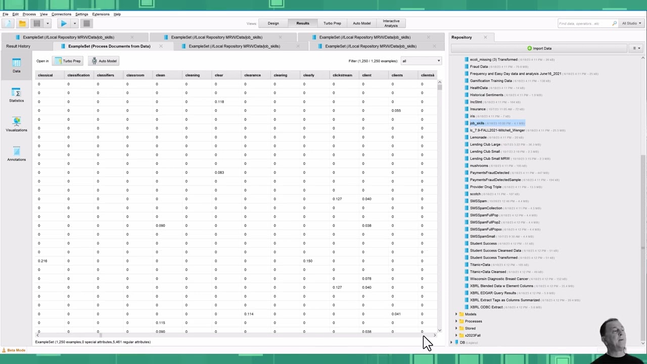 Обработка текста в RapidMiner