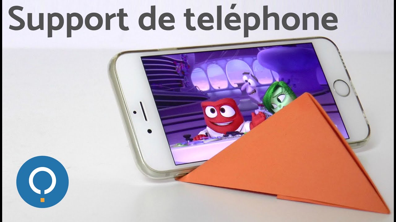 Origami facile: support pour Smartphone