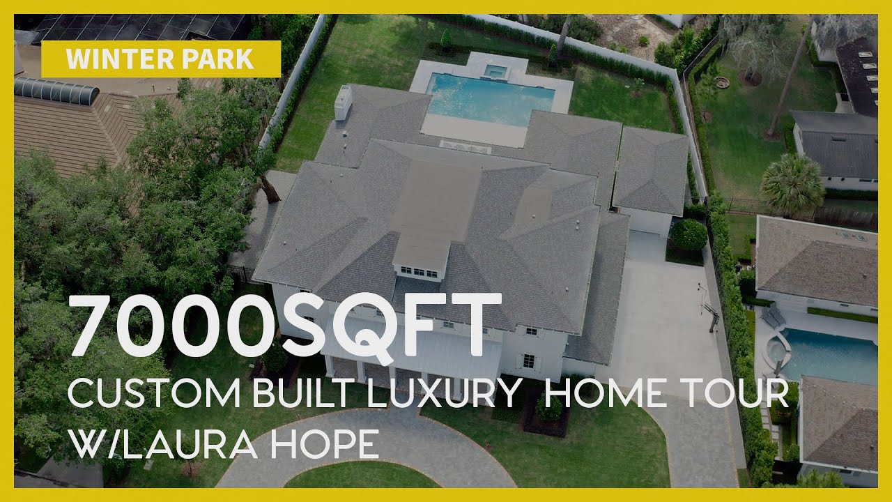 7000sqft Winter Park Custom Built Luxury Home Tour w/Laura Hope