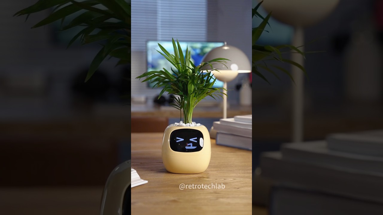 Tired of killing your plants? This smart pot makes plant care easy and fun! #techgadgets