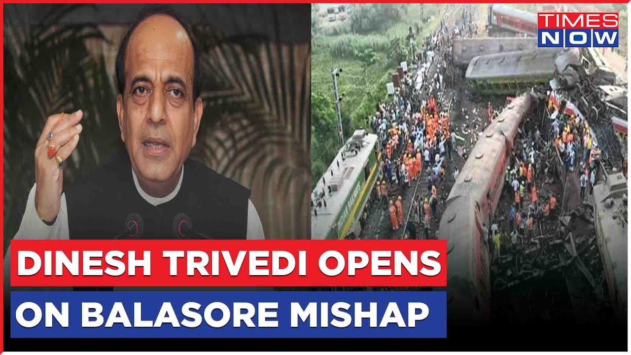 'This Govt Acts Really Fast', Former Railway Minister Dinesh Trivedi Over Balasore Train Accident