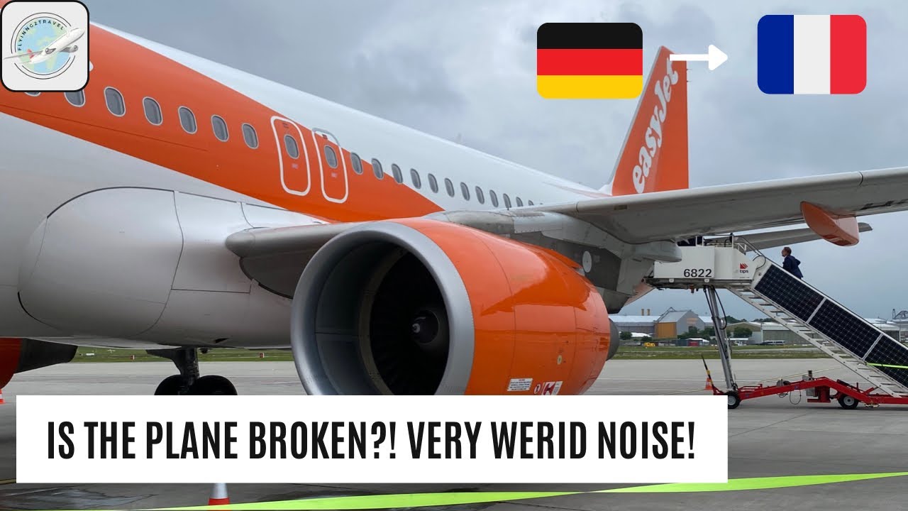 (4K) TRIPREPORT | Hamburg Basel | easyJet | Airbus A320 | weird noise of the engine | flying2travel