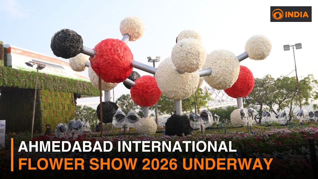 Ahmedabad International Flower Show 2026 underway