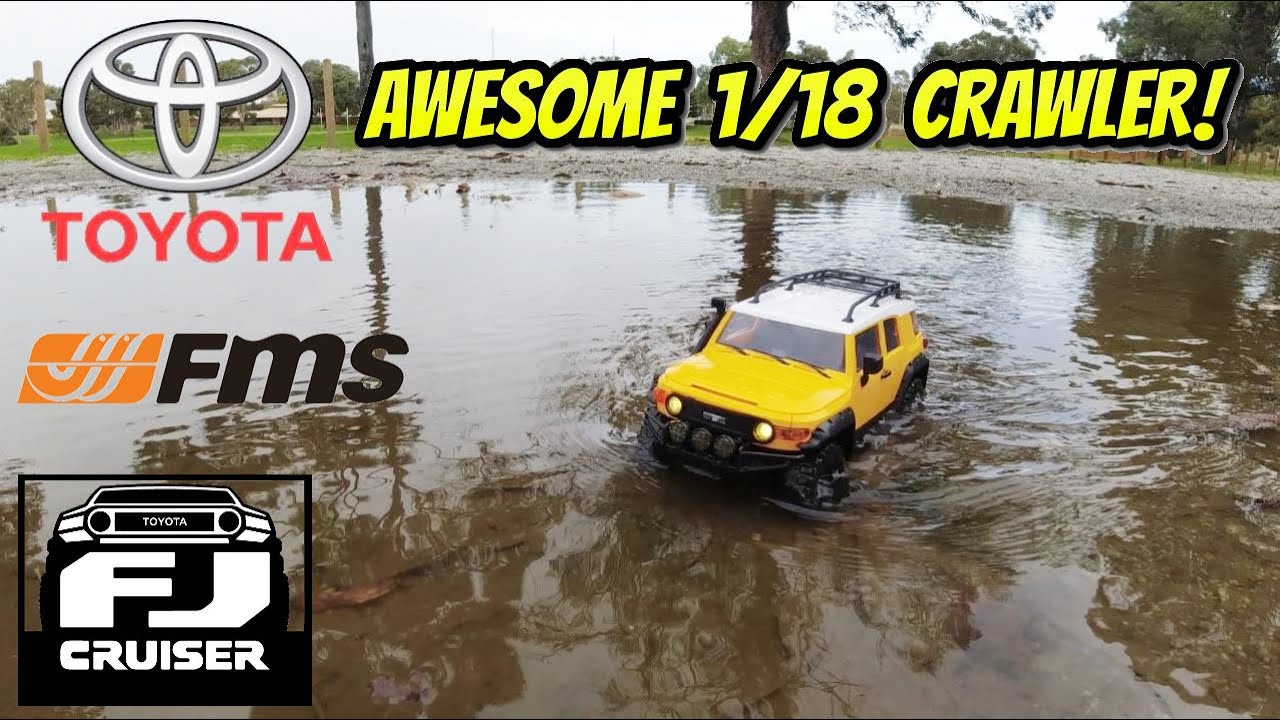 IMPRESSIVE! Small Scaled Crawler | Eachine FMS 1/18 Toyota FJ Cruiser Review