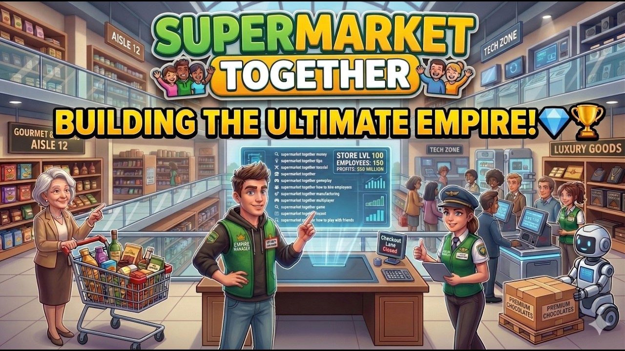 Building the Ultimate Supermarket Empire!