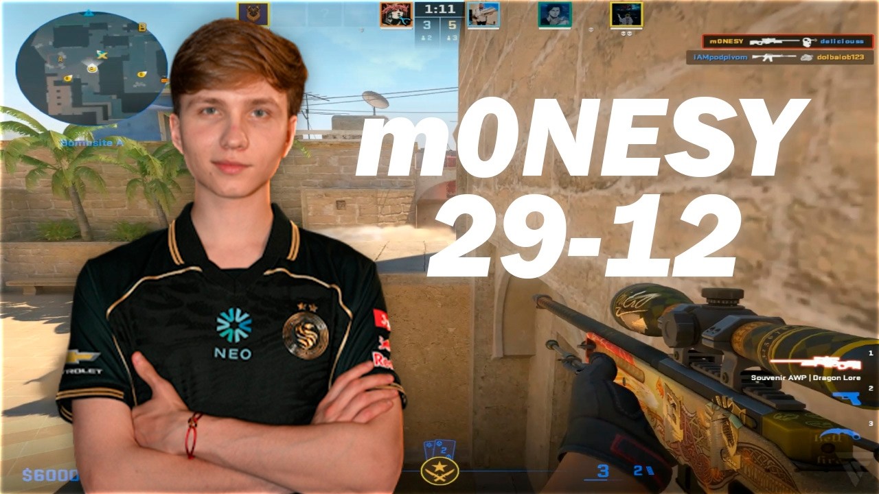 m0NESY (29-12) 4000 ELO FACEIT | CS2 DEMO POV + VOICECOMMS