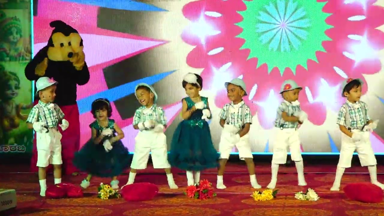 Gurukulotsava 26 pre-kg  dance #dil hai chot asha# nam school anta school illa ellu# bhoom# tagaru#
