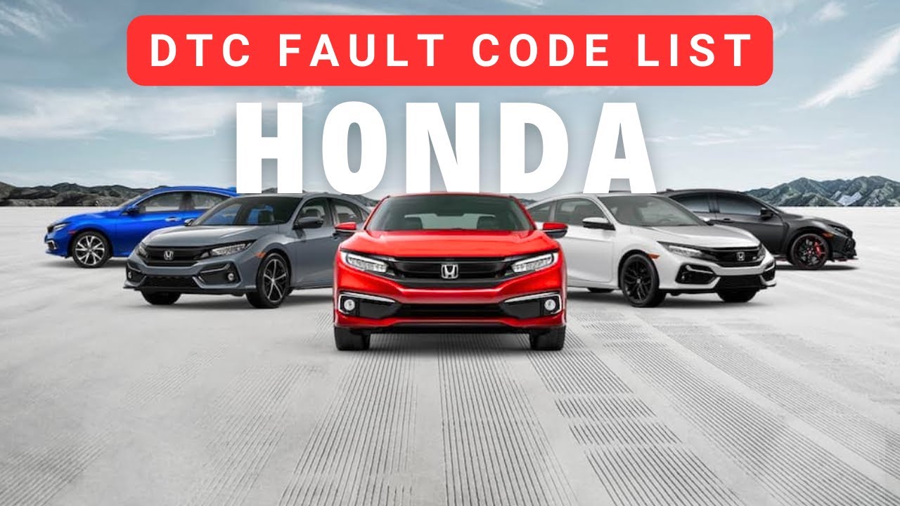 Honda Fault Codes List | Honda Error Codes List #obdcodeslist #faultcodeslist #dtccodeslist