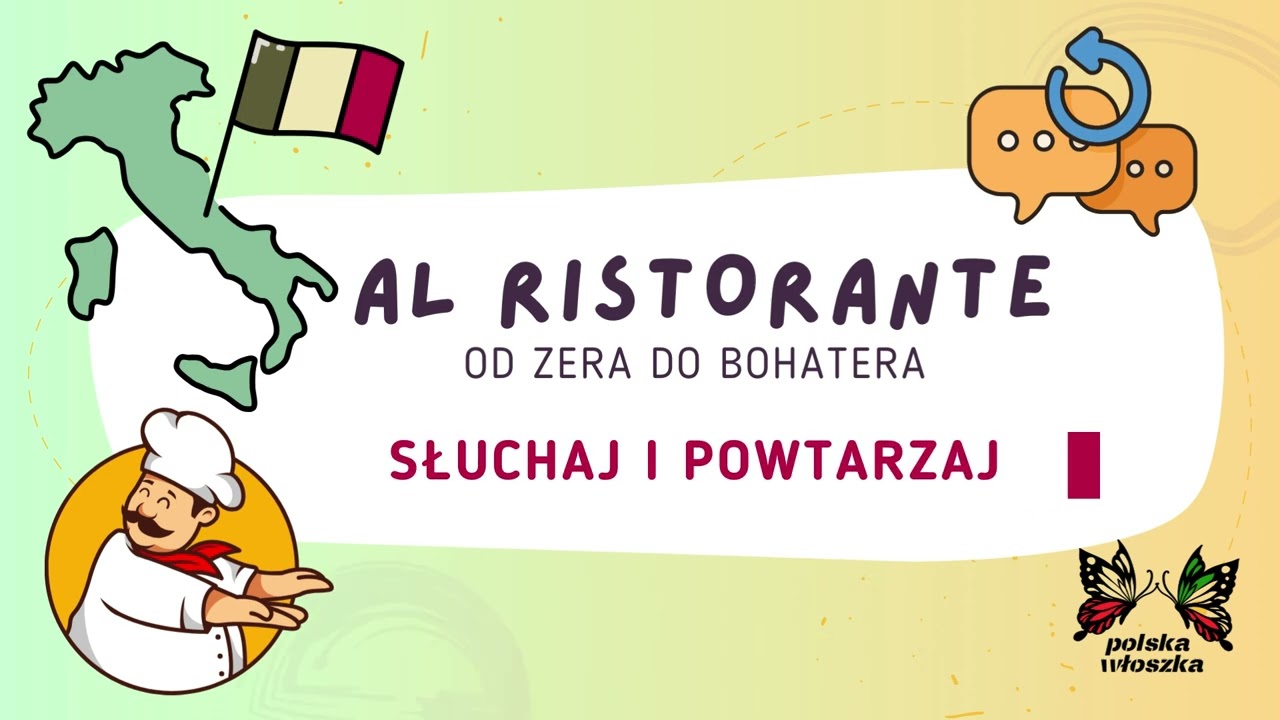 Mów po włosku w restauracji! 🔥 Ćwiczenia ze słuchu – idealne do auta, biegania czy gotowania! 🎧