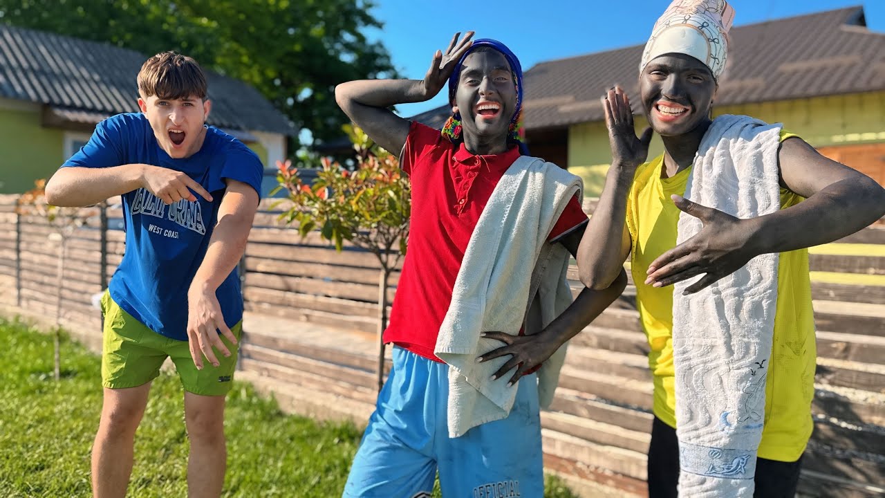 VECINE au devenit NEGRE și sparie Toți oamenii din Sat 😱/ Concurența între VECINI 🤣