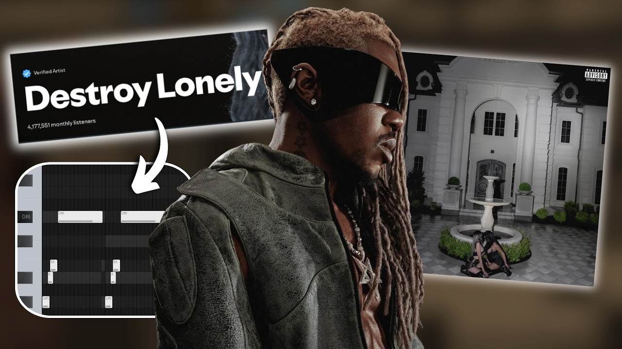 DESTROY LONELY Type Beat Tutorial | How to Make Beats Like DESTROY LONELY in FL Studio