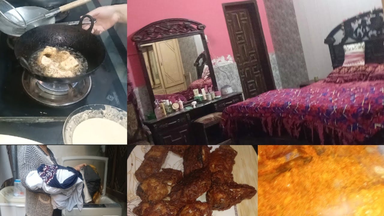 Daily Life of a Desi Mom in Pakistan✅️✅️Gager ka Halwa✅️Fried Fish Is Tareeqy Se Bhot Tasty Banti hy