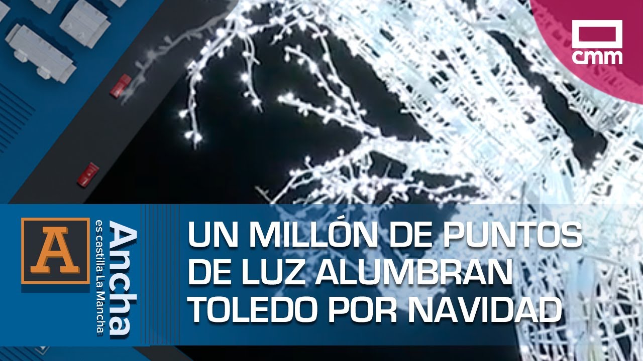 Un millón de puntos de luz alumbran Toledo por Navidad