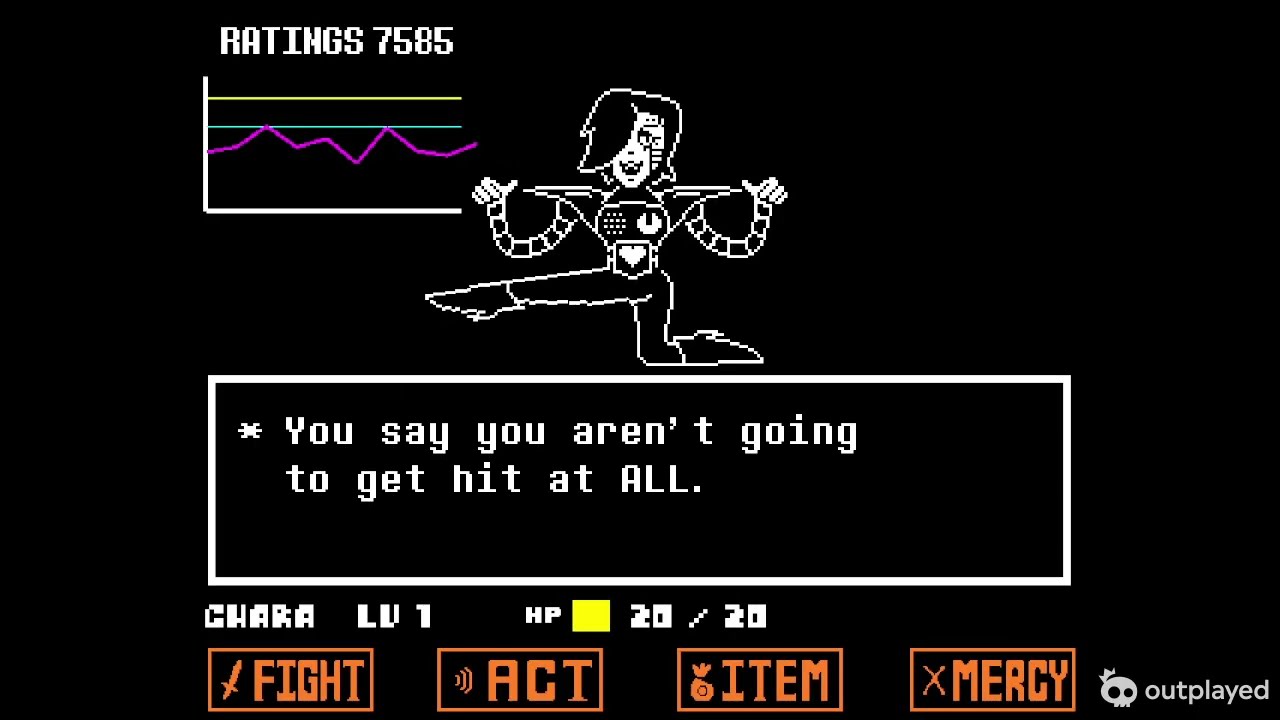 part 5 mettaton EX fight!