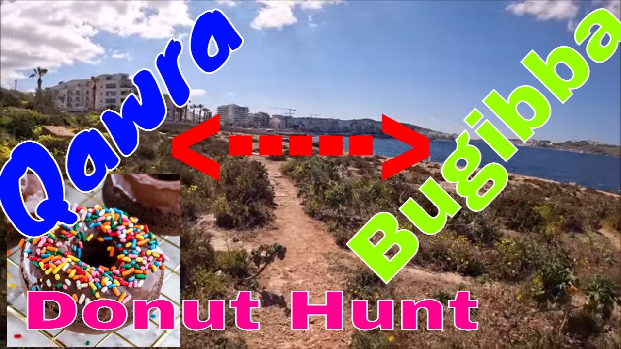 Qawra To Bugibba On A Donut Hunt, MALTA