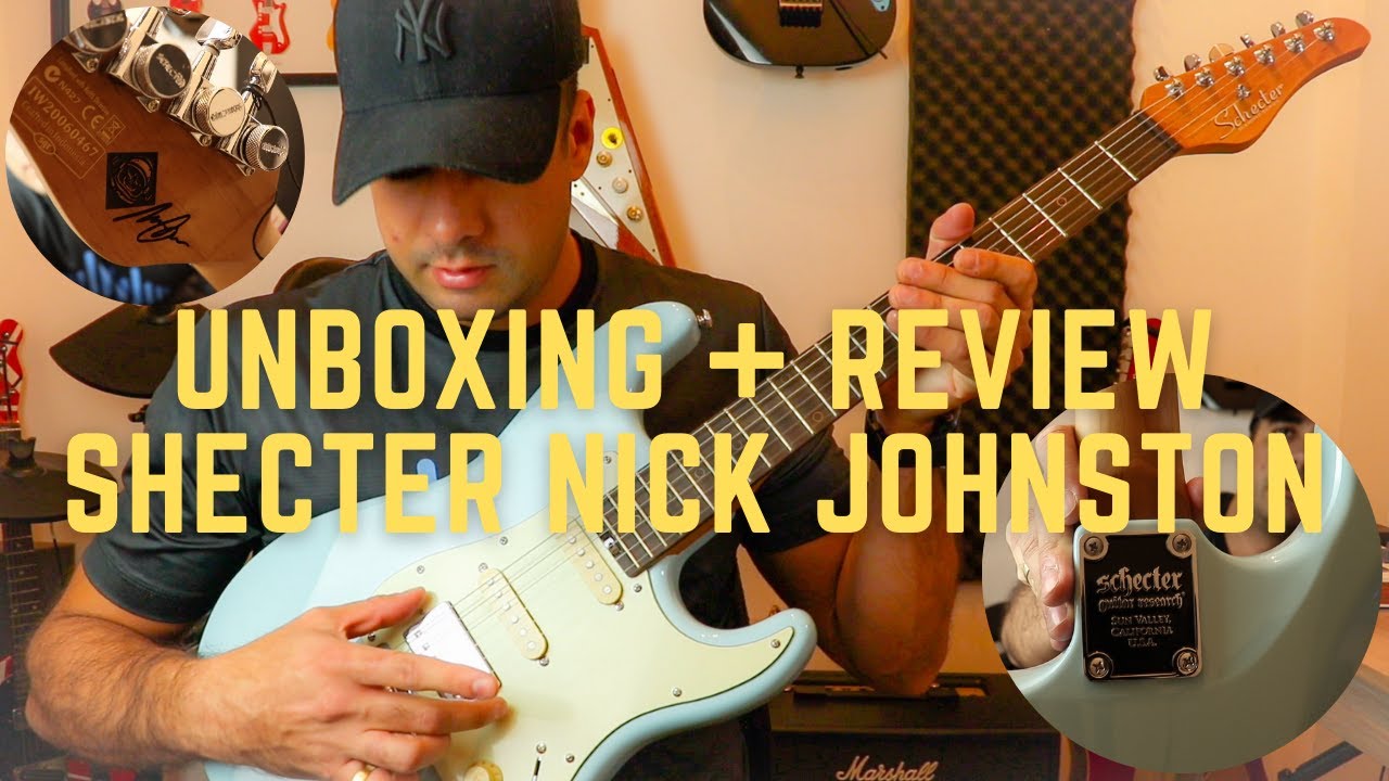 Guitarra Shecter Nick Johnston - Melhor que Fender Mex! (Unboxing + Review)
