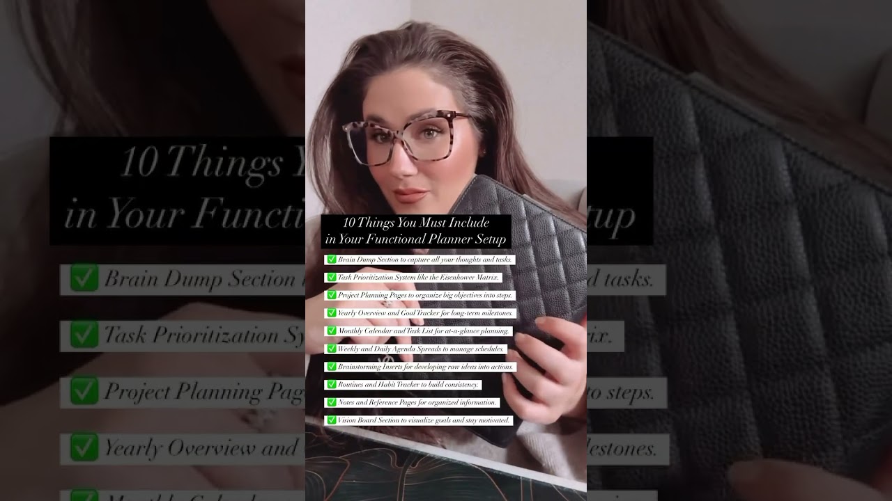 10 Things You Must Include in Your Functional Planner Setup #functionalplanning