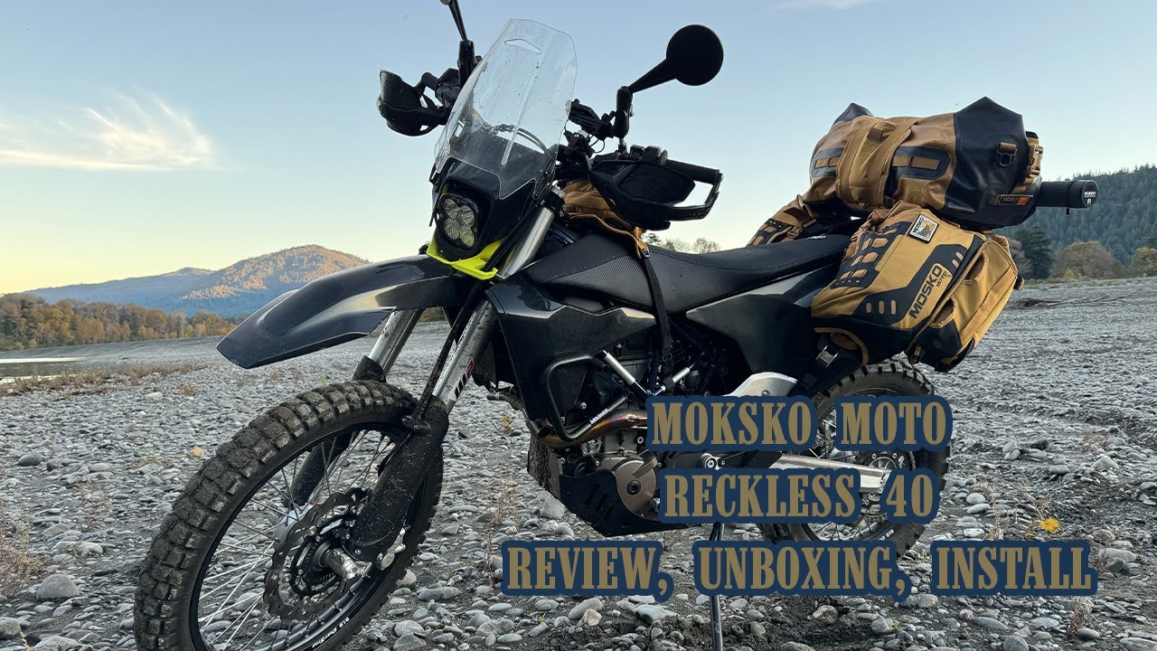 Mosko Moto Reckless 40L V4 Review, Unboxing, Install. High Desert