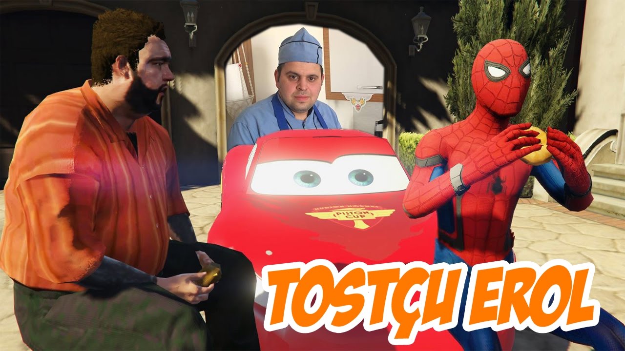Tostçu Erol Atom Tostu ile Recep İvedik ve Örümceği Hastanelik Etti (GTA 5 Gerçek Hayat)